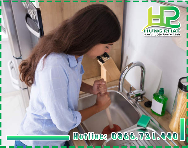 C&aacute;ch khắc phục t&igrave;nh trạng bồn rửa b&aacute;t bị tắc